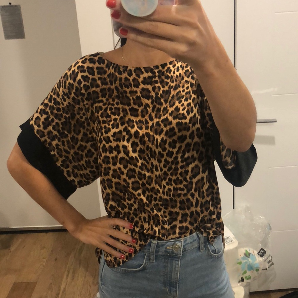 Zara leopard top